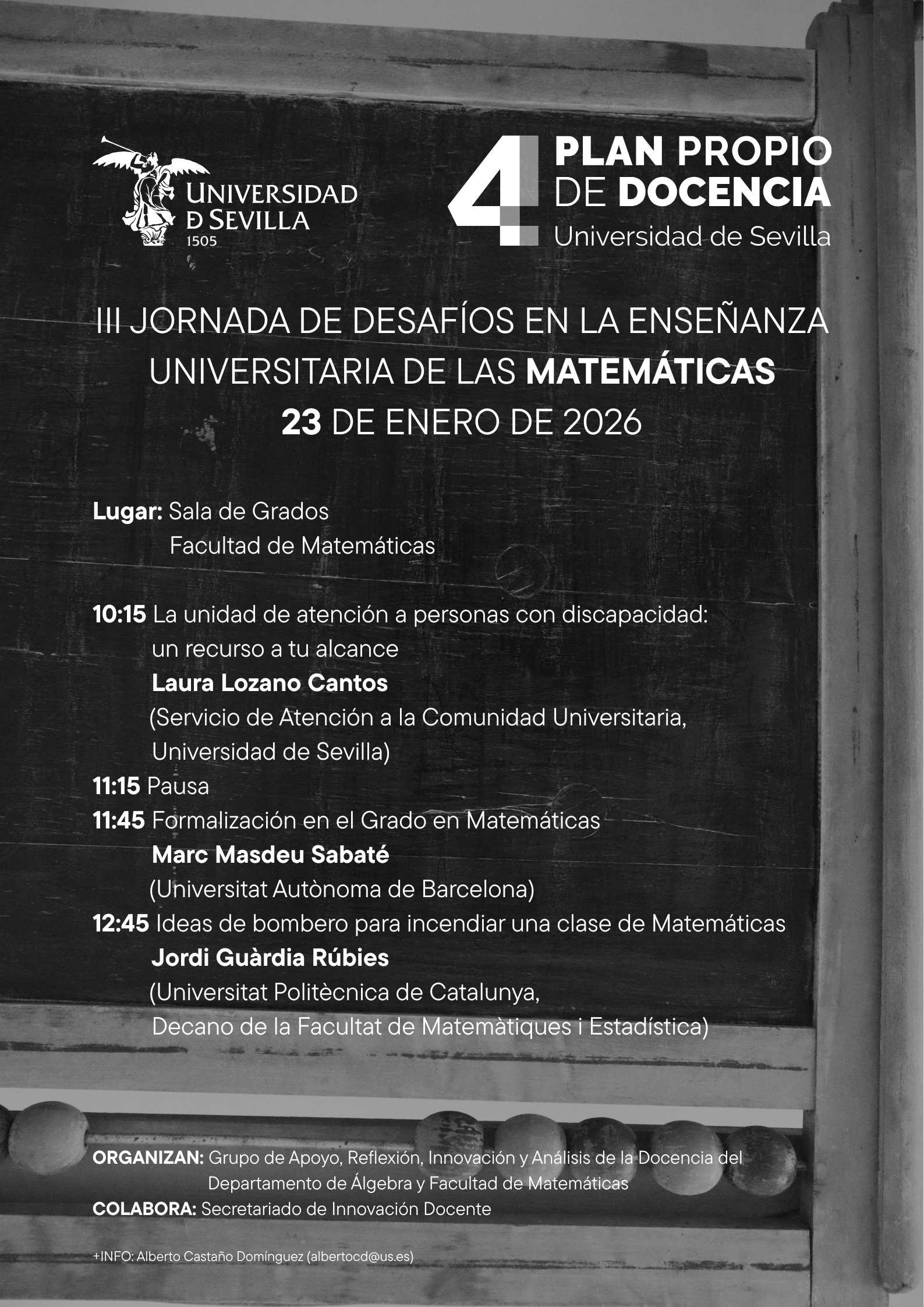 III Jornada de Desafíos en la Enseñanza Universitaria de las Matemáticas