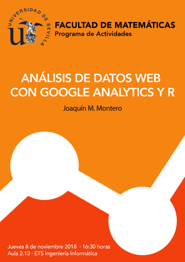 Cartel de anuncio de charla