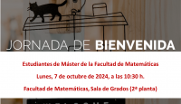 Acto de bienvenida para estudiantes de máster 2024-25