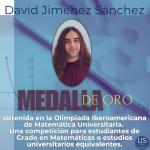 David Jiménez, oro